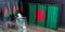 Bangladesh - voting booths and ballot box