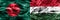 Bangladesh vs Hungary smoke flags placed side by side. Thick colored silky smoke flags of Bangladesh and Hungary