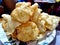 Bangladeshi street food item including luchi