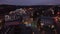 Bangor Maine night aerial video 1080