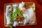 Banh Cuon in Vietnamese language steamed rice rolls on pot favorite delicious traditional food of Vietnam