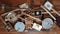 Banjo Bluegrass Folk Music Instruments Cigar Box Guitar Background