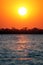 Bank of the Chobe River at sunset