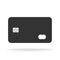 Bank credit and debit card icon. Payment plastic illustration card in flat design. Money and business transfer cash. Vector EPS 10