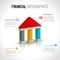 Bank financial infographics