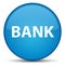 Bank special cyan blue round button