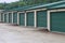 Bank of Staggered Self Storage Units