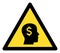 Banker Warning Flat Icon Illustration