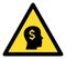 Banker Warning Flat Icon Vector