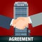 Banking agreement concept.