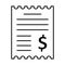 Banking, bill, financial Vector Icon which can easily modify