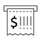 Banking, bill Vector icon which can easily modify