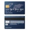 Banking business plastic card and payment