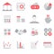 Banking And Finance Flat Icon Set