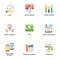 Banking and Finance Flat Icons Set