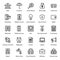 Banking and Finance line Icons Pack