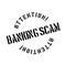 Banking Scam rubber stamp