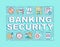 Banking security word concepts banner