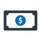Banknote, currency Vector Icon which can easily modify