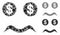 Bankrupt smiley Composition Icon of Abrupt Pieces