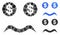 Bankrupt smiley Mosaic Icon of Spheric Items