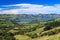 Banks Peninsula, New Zealand. Akaroa Harbour from the hills