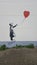 Banksy graffiti of girl with balloon