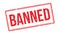 Banned rubber stamp