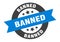 banned sign