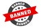 banned sign