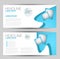 Banner for advertisement. Flyer design or web template set. Vector illustration commercial promotion background.