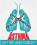 Banner asthma chain-bound