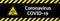 Banner Biohazard Coronavirus Covid-19 background