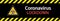 Banner Biohazard Coronavirus Covid-19 Lockdown