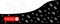 Banner with choose button. Red, white, black colors. Wavy shape. Percent's. Empty text and illustration space.