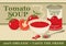 banner for condensed tomato soup with text