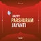 Banner design of happy parshuram jayanti