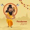 Banner design of happy parshuram jayanti