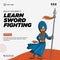 Banner design of learn sword fighting