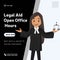 Banner design of legal aid open office hours