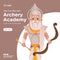 Banner design of take your best shot archery academy