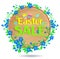 Banner Easter sale wooden