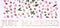 Banner. Floral wedding pattern on a white background. Petals and buds of roses. Blank greeting card or wedding invitation. Word: