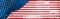 Banner with grunge USA background with stars and horizontal lines..Decorative American banner suitable for background, headers, po