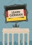 Banner for Learn German with Brandenburg Gate