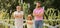 Banner of male generation family together with three different generations ages grandfather father and son in summer