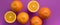 Banner orange One is Tropical Fruit Background Ultraviolet