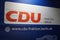 Banner of the political party CDU