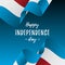 Banner or poster of Luxembourg independence day celebration. Luxembourg flag. Vector illustration.