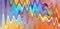 Banner. Rainbow background. Fantasy multicolored psychedelic pattern.